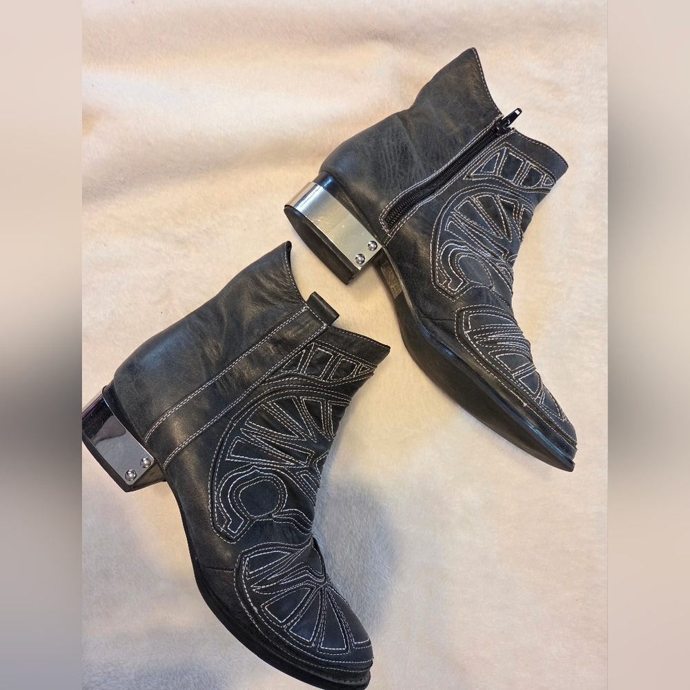 Free People Cavalier Boot Dark Gray Size 10